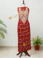 Gharchola Kurti With Intrinsic Work