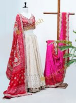 Embroidered Lehenga Set with Intricate Gotapatti