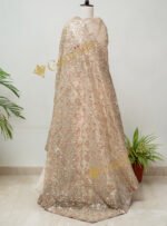 Real Tamba Patti Work on Lehenga Set